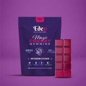 Magic Cherry 250mg light magic mushroom gummies 250mg