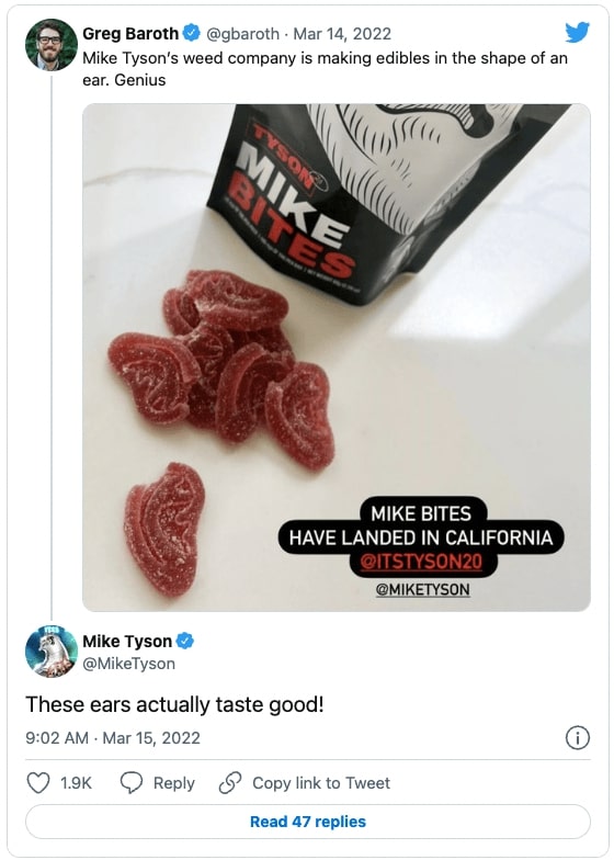 mike tyson tweet about mike bites