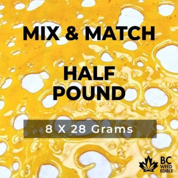 mix match shatter half pound