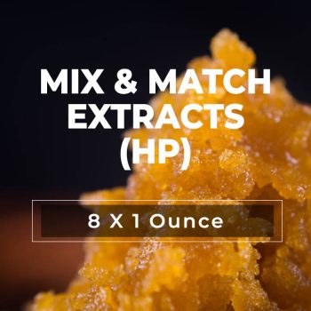 mix match half pound of cannabis extracts