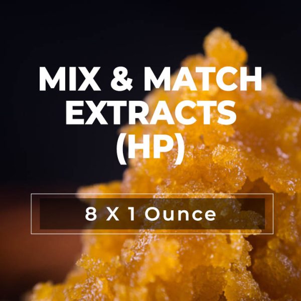 mix match half pound of cannabis extracts