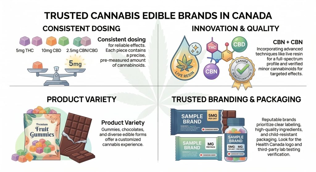 find the right edible brand